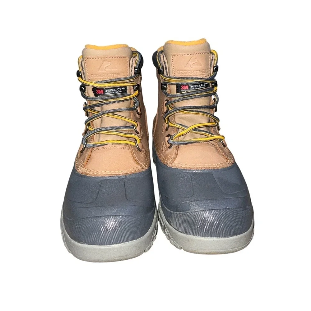 OZARK TRAIL 3M Thinsulate Insulated‎ Leather Duck Boots Waterproof | Men's 10